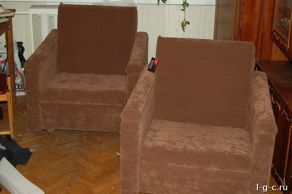 Лыковский проезд - реставрация, мягкой мебели, кресел, материал лен