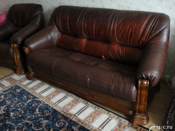 Шмитовский проезд - реставрация, диванов, стульев, материал кожа