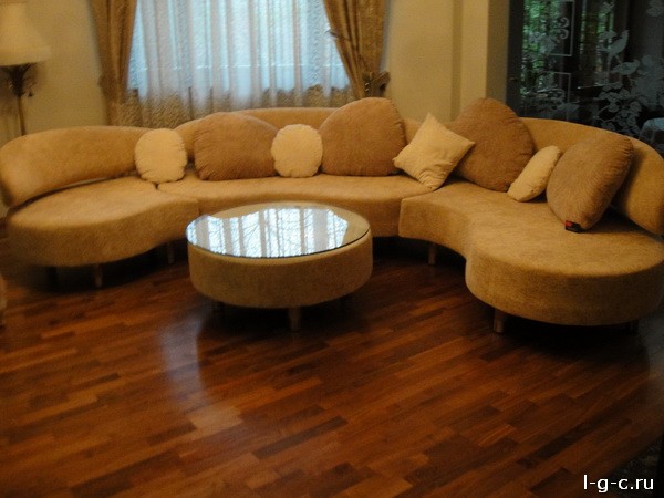 Курская - перетяжка диванов, стульев, материал бархат