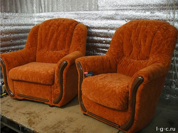 Гришина улица - реставрация мягкой мебели, стульев, материал рококо