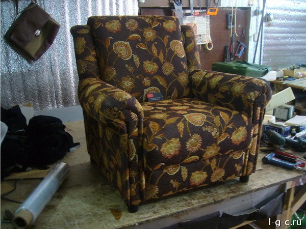 Волжский бульвар - обтяжка диванов, стульев, материал флок