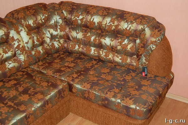 Бибирево - перетяжка диванов, кресел, материал ягуар