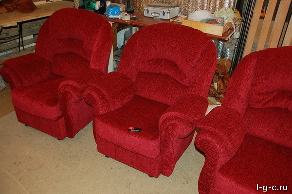 Павшино - обшивка стульев, диванов, материал экокожа