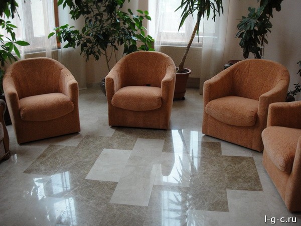 Андреевская набережная - ремонт стульев, диванов, материал ягуар
