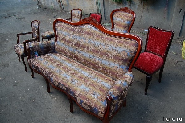 Волгоградский проспект - обшивка стульев, диванов, материал лен