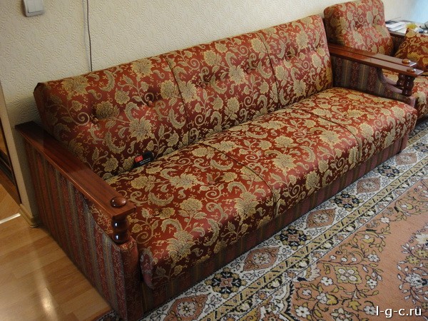 Район Гагаринский - обшивка мебели, стульев, материал лен