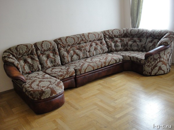 Дубна - перетяжка диванов, мебели, материал флок на флоке