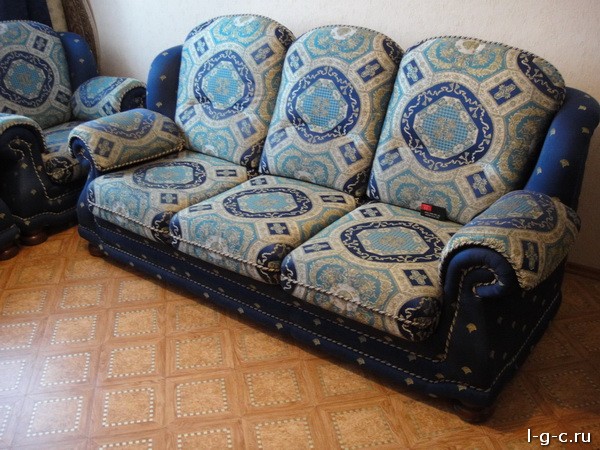 Беговой проезд - реставрация диванов, мягкой мебели, материал ягуар