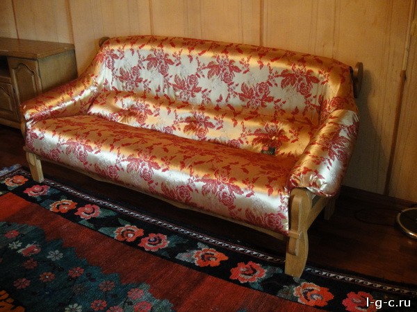 Новогиреево - обтяжка диванов, кресел, материал гобелен