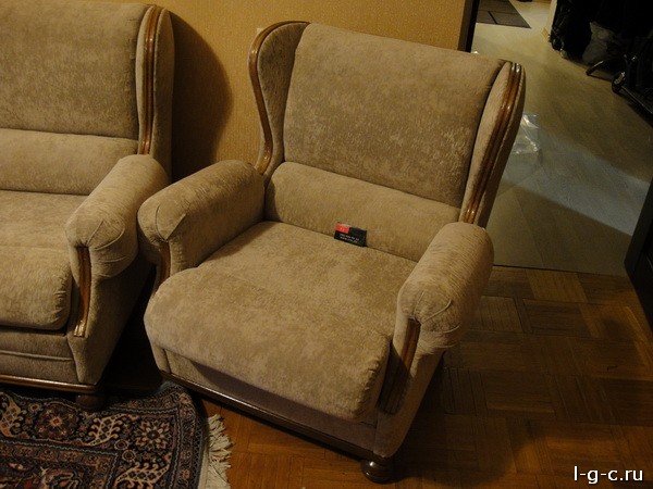 Веткина улица - ремонт диванов, стульев, материал лен