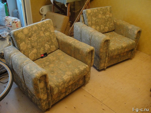 Улица Богородский Вал - перетяжка стульев, диванов, материал алькантара