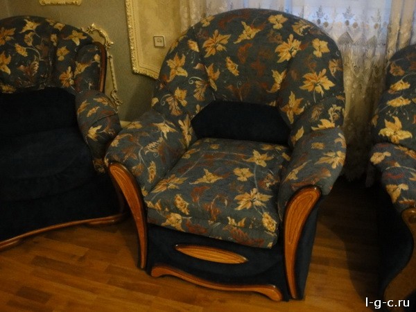 Глебовская улица - обшивка мебели, стульев, материал шенилл